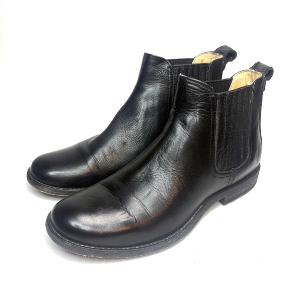 Frye Black Leather Ankle Boots | 7.5 - Picture 7 of 7